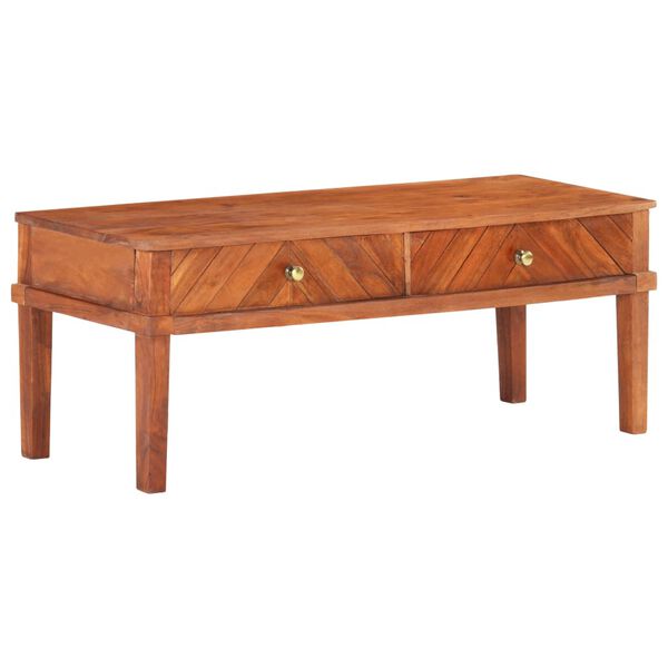 vidaXL TV omarica 110x40x41 cm trden akacijev les