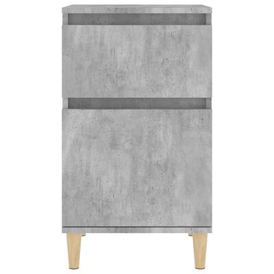 vidaXL Nočna omarica betonsko siva 40x35x70 cm