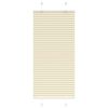 vidaXL Plisirana žaluzija Cream 60x150 cm &Scaron;irina tkanine 59,4 cm
