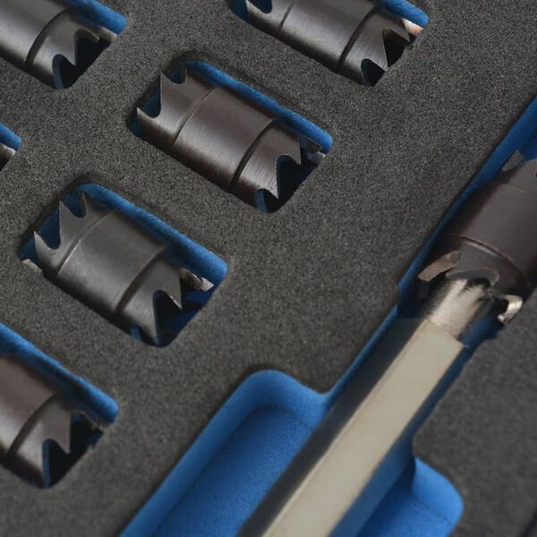 vidaXL 13-delni set za točkovne zvare HSS