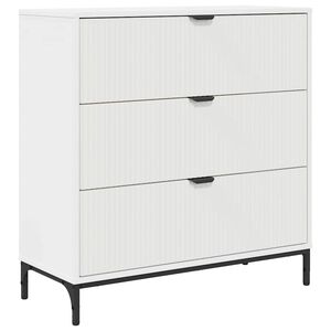 vidaXL Strani &scaron;al Bela 79,5 x 33 x 82 cm Inženirski les