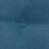 vidaXL Poglavni vzglavnik Modra 60 x 24 x 50 cm Žamet