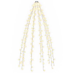 vidaXL Lučke za novoletno jelko 250 LED lučk 250 cm
