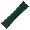 vidaXL Blazina z blazino HEERLEN Temno zelena 40 x 145 cm Žamet