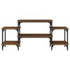 vidaXL TV omarica rjavi hrast 117x35x52 cm inženirski les
