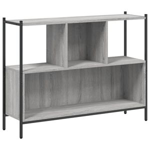 vidaXL Knjižna omara siva sonoma 102x28x77,5 cm inženirski les