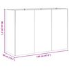 vidaXL Sadilnik 120x40x80 cm Pocinkano jeklo
