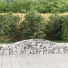 vidaXL Obokane gabion košare 15 kosi 400x30x40/60 cm pocinkano železo
