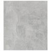 vidaXL Stranska mizica betonsko siva 60x40x45 cm iverna plo&scaron;ča