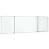 vidaXL Magnetna tabla zložljiva 160x50x1,7 cm aluminij
