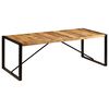 vidaXL Jedilna miza trden mangov les 220x100x75 cm