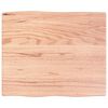 vidaXL Mizna plo&scaron;ča svetlo rjava 60x50x2 cm obdelana trdna hrastovina