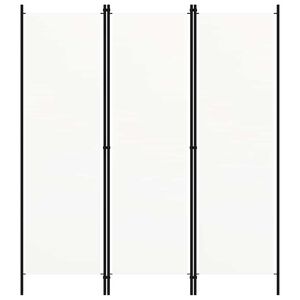 vidaXL Paravan 3-delni bel 150x180 cm