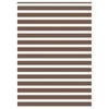 vidaXL Zebra zavesa rjava 155x200 cm &scaron;irina blaga 150,9 cm poliester