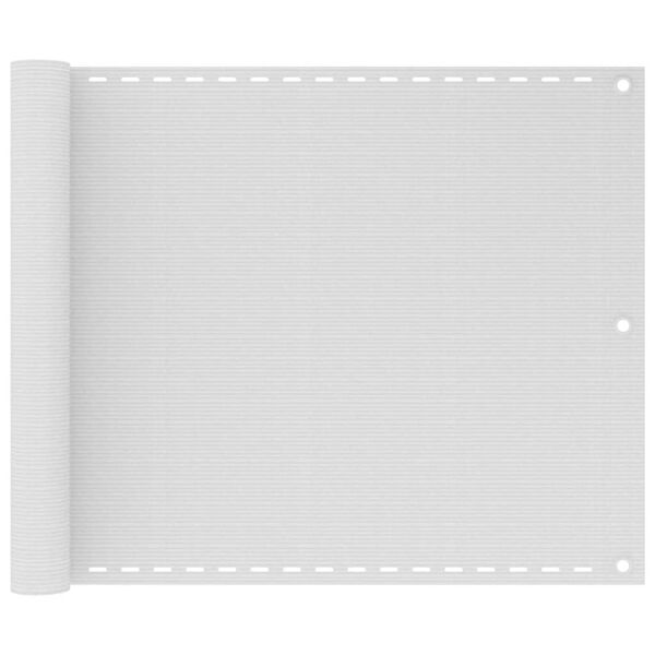 vidaXL Balkonsko platno belo 75x300 cm HDPE