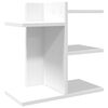 vidaXL Organizator za pisalno mizo bel 42x21,5x42 cm inženirski les