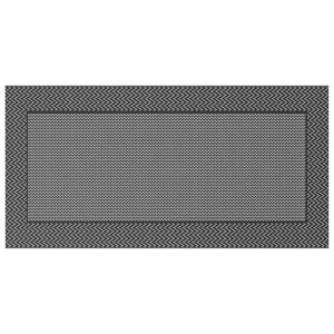 vidaXL Zunanji preproga ARAKIL Črna in siva 250 x 500 cm PP