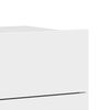 vidaXL Nočne omarice 2 kosa visok sijaj bele 40x30x30 cm iverna plošča