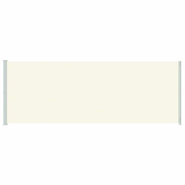 vidaXL Zložljiva stranska tenda za teraso 220x600 cm krem