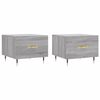 vidaXL Klubske mizice 2 kosa sive sonoma 50x50x40 cm inženirski les
