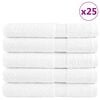 vidaXL Premium brisače SOLUND 25 kosov bela 100x200 cm 600 g/m2