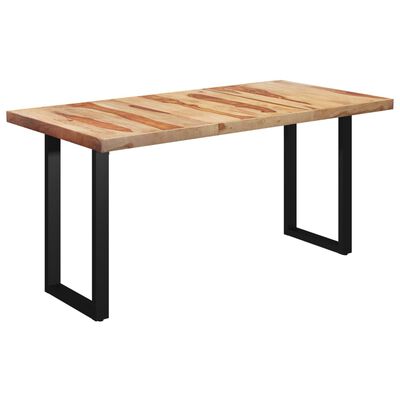 vidaXL Jedilna miza z nogami O oblike 180x90x77 cm trden palisander