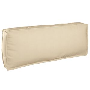 vidaXL Blazina Oxford tkanina Bež 120 x 40 x 12 cm