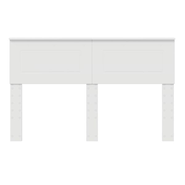 vidaXL Vzglavje Bela 160 cm Konstruiran les