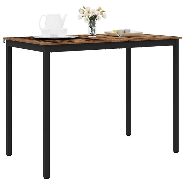 vidaXL Stoječ miza za bar Konstruiran les