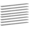 vidaXL Dodatne police za omaro 8 kosov betonsko sive 100x10x1,5 cm