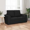 vidaXL Sofa postelja 60cm Črna blago