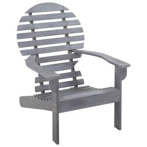 vidaXL Adirondack stol trden akacijev les siv