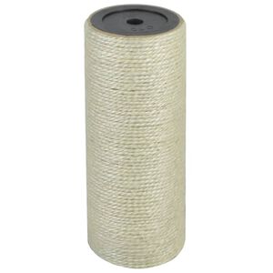 vidaXL Mačji praskalnik 8x20 cm 10 mm bež