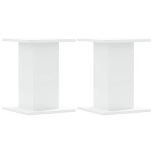 vidaXL Stojalo za rastline 2 kosa belo 30x30x40 cm inženirski les