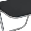 vidaXL Zložljiva stolica 2 pcs Črna in siva 48 x 43,5 x 81 cm