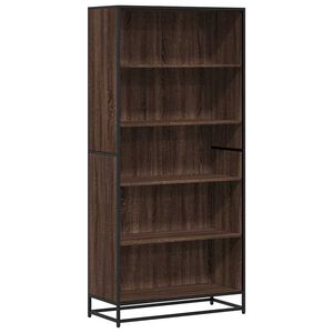 vidaXL Knjižna omara rjavi hrast 80,5x35x170,5 cm inženirski les