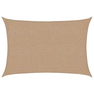 vidaXL Senčno jadro 160 g/m&sup2; taupe 2x2,5 m HDPE