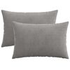 vidaXL Prevleka za blazino 2 pcs HEERLEN Svetlo siva 50 x 70 cm