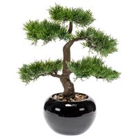 Emerald Umetni bonsai cedra zelen 34 cm