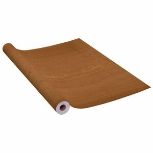vidaXL Samolepilna folija za pohi&scaron;tvo hrast 500x90 cm PVC