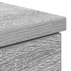 vidaXL Pisalna miza siva sonoma 86x49x76 cm inženirski les
