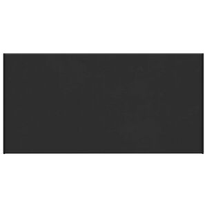 vidaXL Okenski nadstre&scaron;ek Črna z lesnim vzorcem 60 x 45 x 4,5 cm PVC