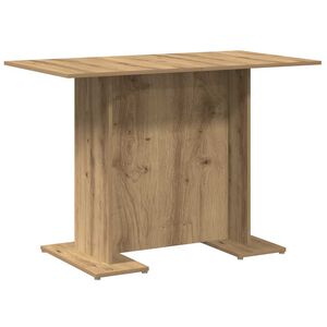 vidaXL Jedilna miza artisian hrast 110x60x75 cm inženirski les