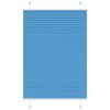 vidaXL Plisirana senčila Modra 100x150 cm Širina tkanine 99,4 cm