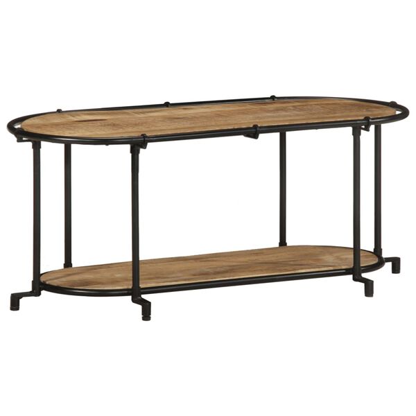 vidaXL TV omarica 100x42x40 cm masivni les grobo mango