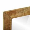 vidaXL Ogledalo za kopalnico Rjava 50 x 22 x 70 cm Masiven les manga