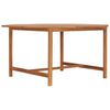 vidaXL Vrtna miza 150x150x75 cm trdna tikovina