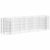 vidaXL Visoka greda gabion pocinkano železo 190x50x50 cm