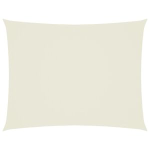vidaXL Senčno jadro oksford blago pravokotno 3x4 m krem