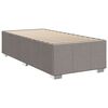 vidaXL Box spring postelja z vzmetnico taupe 80x200 cm blago